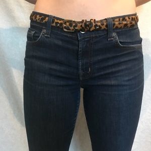 Cheetah leopard belt
